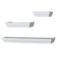 thumbnail image 1 of Hometrends 3-Piece White Wall Traditional Floating Ledge Set, 1 of 9