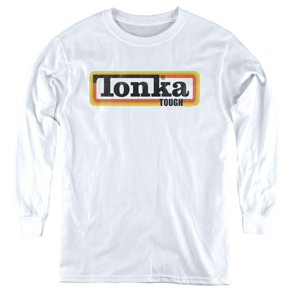 Tonka Tonka Boxed Sign Youth Long Sleeve T-Shirt White