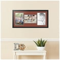thumbnail image 2 of ArtToFrames Collage Photo Picture Frame with 3 - 8x12 Openings, Framed in Black with Cognac and Black Mats (CDM-3926-70), 2 of 8