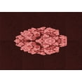 thumbnail image 1 of Ahgly Company Machine Washable Indoor Rectangle Transitional Chocolate Brown Area Rugs, 7' x 10', 1 of 7