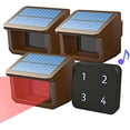 thumbnail image 1 of 800 Meters Solar Wireless Driveway Alarm Outdoor Weather-Resistant Motion Sensor&Detector DIY Security Alert System, 1 of 6