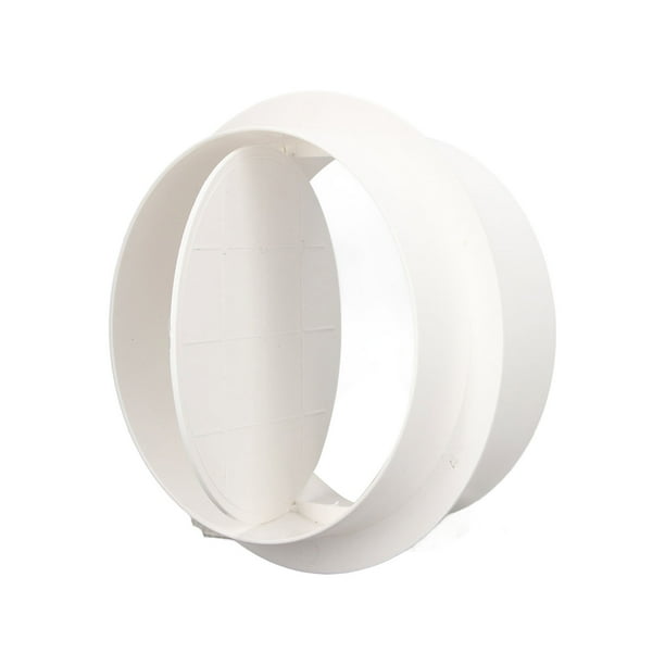 Duct Draft Blocker,Backdraft Damper Connector 6in Draft Blocker 1 Way Airflow Stopper ABS Duct