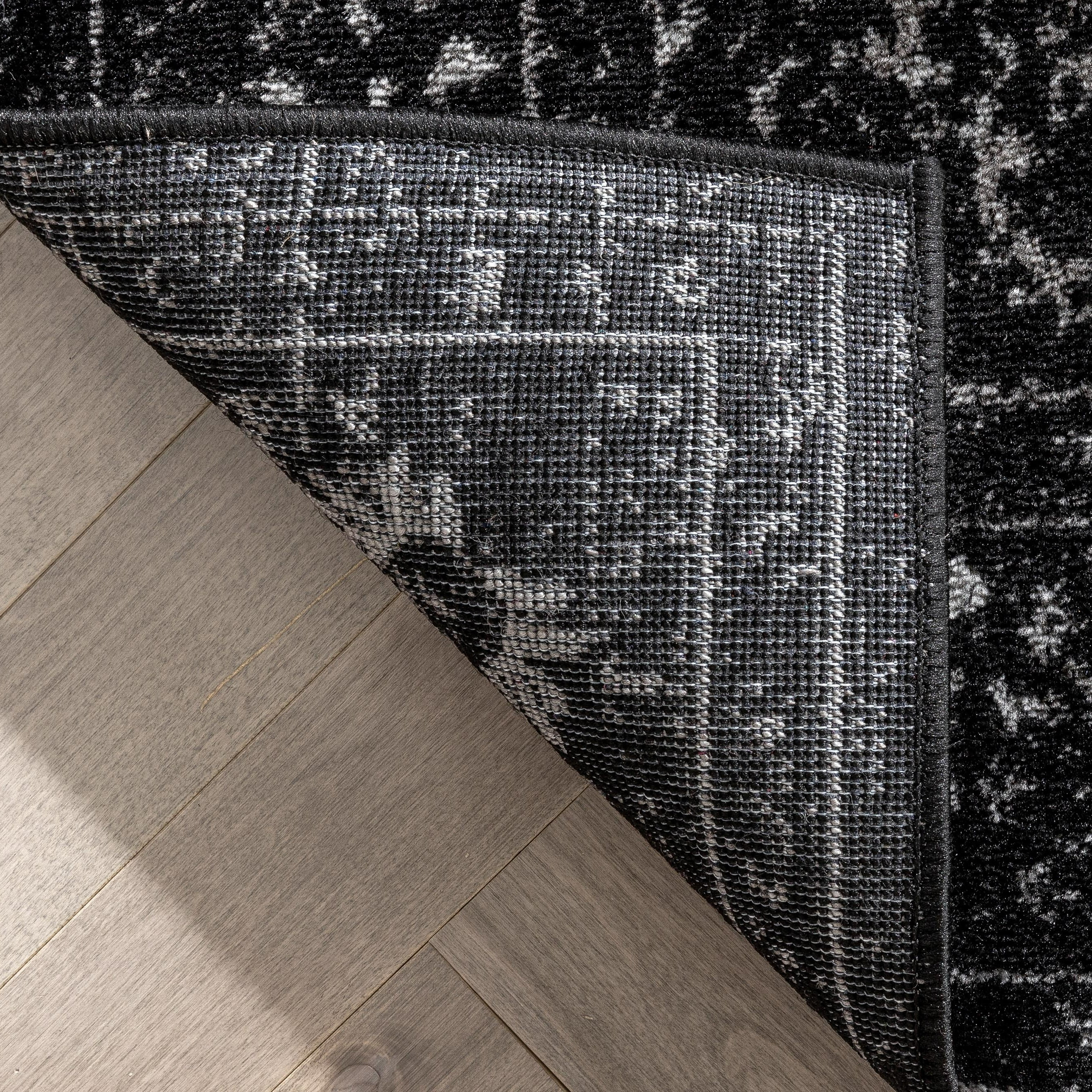 Well Woven Zazzle Argos Vintage Oriental Black 3'11" x 5'3" Area Rug