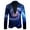 07-Dark Blue, variant on oqasdz Mens Suit Jacket One Button Star Digital Printed Fashion Slim Fit Comfortable Casual Business Wedding Coat Top,Size L