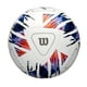 thumbnail image 1 of Balón de fútbol Wilson NCAA Vivido réplica tamaño 4 blanco/naranja/morado, 1 of 6