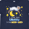 thumbnail image 4 of Inktastic I Love my Family to the Moon and Back Cute Sheep Boys or Girls Baby T-Shirt, 4 of 5
