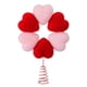 thumbnail image 2 of Adornos para el día de San Valentín, regalos para el día de San Valentín, adorno para la copa del árbol flocado en forma de corazón para el día de San Valentín, copa del árbol de poliéster., 2 of 8
