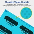 thumbnail image 5 of Avery Rectangle Scalloped Labels, Bright Blue, 2" x 3", 160ct, 5 of 11