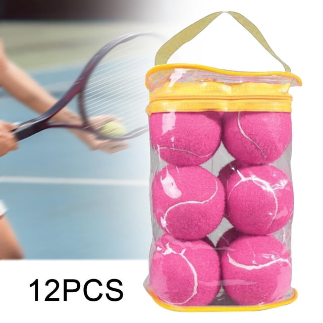Pelotas De Tenis Colamx Para Perros Y Mascotas 12 Piezas Rosa