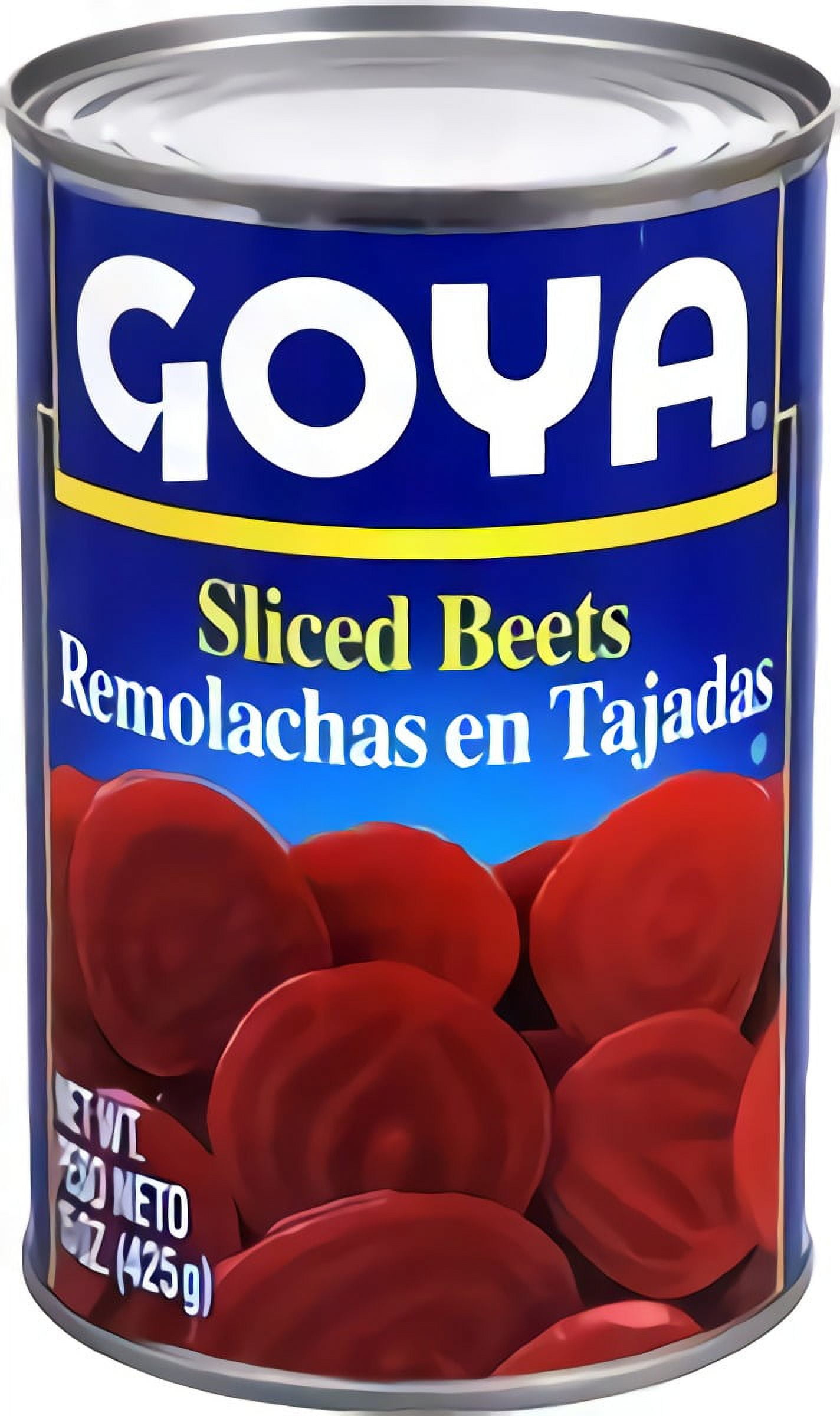 Goya Foods Sliced Beets, 15 oz, Pack of 6