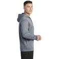 thumbnail image 2 of PosiCharge Sport-Wick Heather Fleece Hooded Pullover. ST264, 2 of 2
