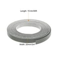 thumbnail image 2 of REGALWOVEN Edge Banding, Pre-Glued Veneer Edging Iron-on Flexible Banding for Cabinet Restoration Dark Gray 3/4 Inch x 50ft, 2 of 5