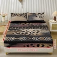 thumbnail image 2 of COEQINE Twin Size Sheet Set Soft Wrinkle Free 3 Pieces Bed Sheets Set with Deep Pocket Bedsheet & Pillowcases Home Decor for Twin Size Bed, American Tribal Leopard Print, 2 of 5