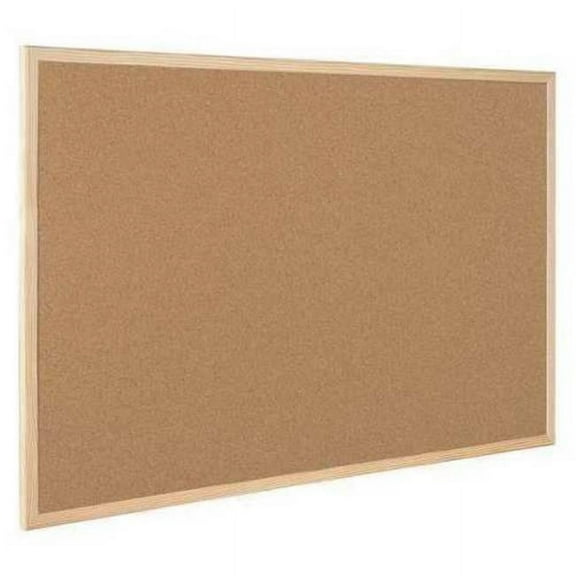 Mastervision Cork Bulletin Board 35-13/32" H,59" W SF322001239