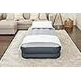 thumbnail image 3 of SleepLux Matelas Pneumatique Simple Ultra Doux, Dessus Ajustable, Extra Durable, Robuste, avec Oreiller Intégré, Lit Pneumatique Surélevé 15 Pouces avec Pompe Intégrée + Chargeur USB Simple 15 Pouces, Petit, Gris, 3 of 4