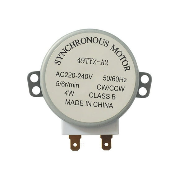 Acahhotxx Microwaves Motor, Microwaves Motor Shaft Synchronous Motor Replacement Motor Efficient Powerful Motor Turntable Motor Metal Texture