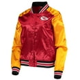 thumbnail image 2 of Women's Mitchell & Ness Red Kansas City Chiefs Team 2.0 Satin Raglan Full-Snap Jacket, 2 of 4