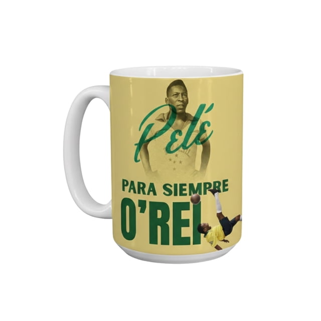 Taza de cerámica 445 ml diseño o rei fútbol clásico TINK