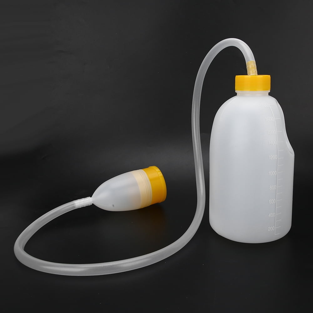 Noref PVC 1700ml Portable Home Hospital Male Pee Bottle Urine Collector 