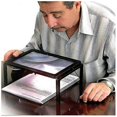 thumbnail image 1 of Lupa de lectura YONGSHENG aumento 6 Hy Modelo lupa de mesa plana A4, 1 of 4