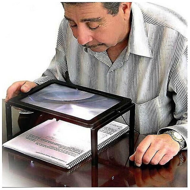 Lupa de lectura YONGSHENG aumento 6 Hy Modelo lupa de mesa plana A4