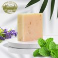 thumbnail image 2 of Minty Lavender 5 Oz Goat Milk Soap Bar - Essential Oil Natural Soaps- Great as Anniversary Wedding Gifts - Falls River Soap Company, 2 of 7