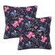 thumbnail image 1 of Fundas de almohada con diseño de Stitch, paquete de 2 fundas de almohada para sofá cama, sala de estar, 18 x 18 pulgadas, 1 of 8