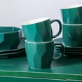 thumbnail image 5 of Stone Lain Jamie 16-Piece Dinnerware Set Porcelain, Green, 5 of 5