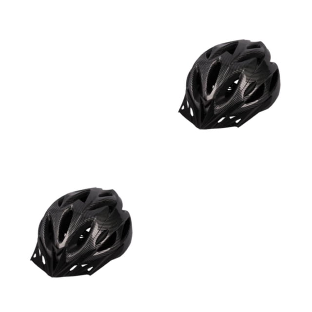Yuarrent Cascos protectores para máxima seguridad Agujeros transpirables de moda Cascos de motocicleta resistentes Cascos deslizantes Negro carbón 2Conjunto