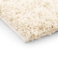 thumbnail image 2 of Jersey Shag Transitional Solid Cream Polypropylene Indoor Area Rug, 8'x8' Round, 2 of 4