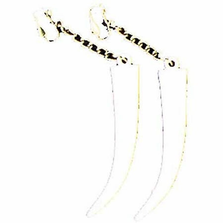 Sabre Tooth Earrings Adult Halloween Accessory