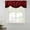 Red, variant on Red Black Plaid Tie Up Valance Curtains for Windows, Kitchen Curtains Window Treatments, Country Vintage Star Abstract Gingham Short Window Shades Valances for Bedroom Bathroom Cafe 42"x18"
