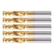 thumbnail image 1 of 5pcs Professional CNC End Mill Metal Spiral Router Bit Milling Cutter Accessory 6 X 28 X 55mm, 1 of 5