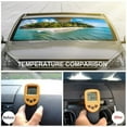 thumbnail image 6 of Beach Themed Windshield Sun Shade - Car Sun Shade Windshield, Reflector Sunshade Offers Ultimate Protection for Car Interior 51"x28", 6 of 7