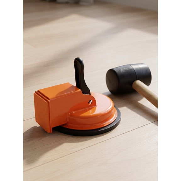 Heavy Duty Floor Gap Fixer Tool, Plank Grabber with Suction Cup(D: 4.84 Inch), Flooring Gap Repair Tool for Wood, Tile, Vinyl, Laminate Flooring Tools, Ideal for Smooth Surfaces of 5 Inches and Above