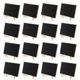 thumbnail image 4 of Mini Chalkboards Signs Weddings Kids Crafts Synthetic Material Notice Boards 16Pcs, 4 of 5