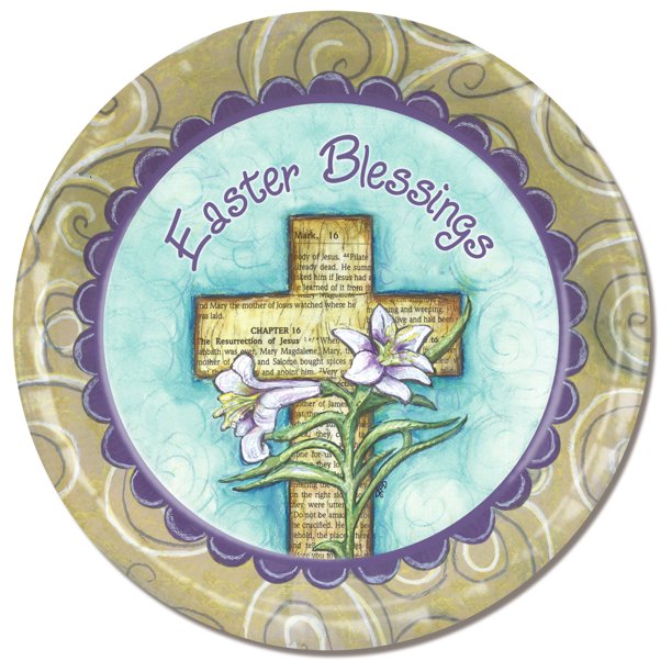 Paper Plates Easter Bless