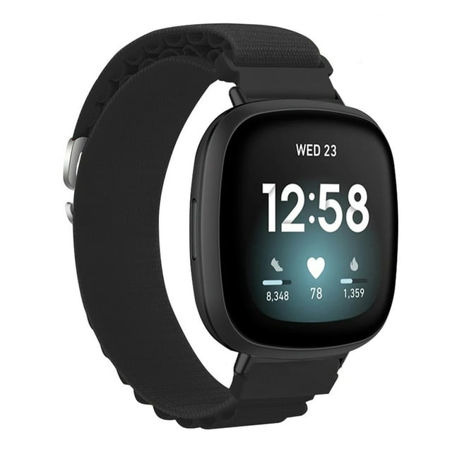 Nylon Watch Band For Versa 4 3 Sense 2, G Hook Smartwatch Strap With High Strength Yarn, Lightweight And Breathable, Suitable For Hiking And Daily Workout