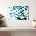 thumbnail image 2 of Elephant Stock Teal Abstract Wall Art - Horizontal Canvas Wall Art - Living Room Wall Decor - Abstract Canvas - White And Teal Decor - 12" x 8", 2 of 8
