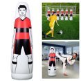 thumbnail image 4 of Fútbol Inflable Pared Humana Entrenamiento Maniquí Humanoide Obstáculo Entrenamiento Fútbol Pilar Auxiliar Pilar Boxeo (160 CM [Rojo]), 4 of 9