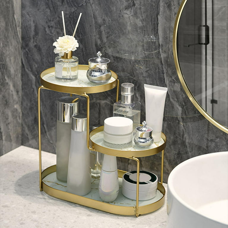 1pc Luxury Multifunctional Bathroom Sink Organizer, Can Be Used As
