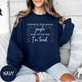 thumbnail image 2 of Probably Just Gonna Jingle Some of The Way I'm Tired Graphic Pullover | Funny Christmas Sweater Shirt, 2 of 7