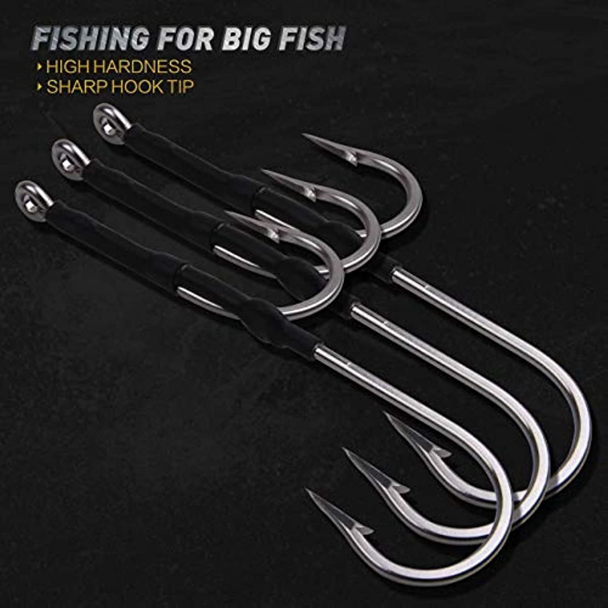 5PCS Double Hook Rig for Trolling and Chunking Saltwater Double Trolling Hooks