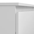 Brindle 6Drawer Horizontal Dresser, Matte White Finish, by Hillsdale