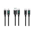 thumbnail image 1 of (USB A C+ C A C+C A Lightning) Pantalla digital Cable de datos de carga rápida Cable de carga de carga rápida 5A 40W, 1 of 4