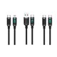 thumbnail image 1 of (USB A C + C A Rayo) pantalla Digital de carga rápida cable de datos 5A 40W carga rápida cable de carga, 1 of 4
