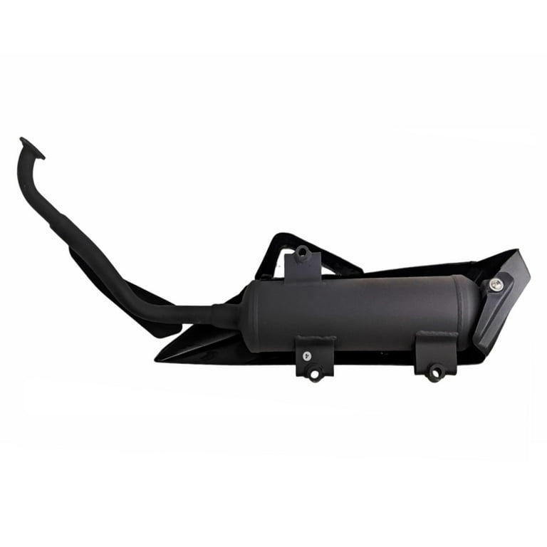Muffler Exhaust Header Tail Pipe with Heat Shield Assembly