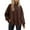 Coffee, variant on TJAZFJPA Cute Fall Sweaters for Women Women's Loose Autumn and Winter Casual Fashion Pullover Neck Split Knitting Sweater Chunky Sweater Fisherman Sweater Women