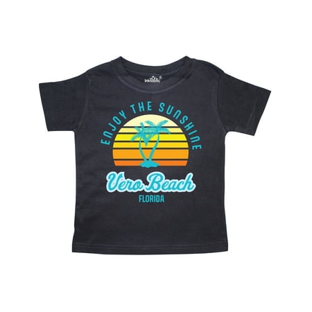 

Inktastic Summer Enjoy the Sunshine Vero Beach Florida in Blue Gift Toddler Boy or Toddler Girl T-Shirt