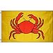 thumbnail image 2 of Vista Flags Drapeau Crabe (Image) 3x5 Polyester, 2 of 2